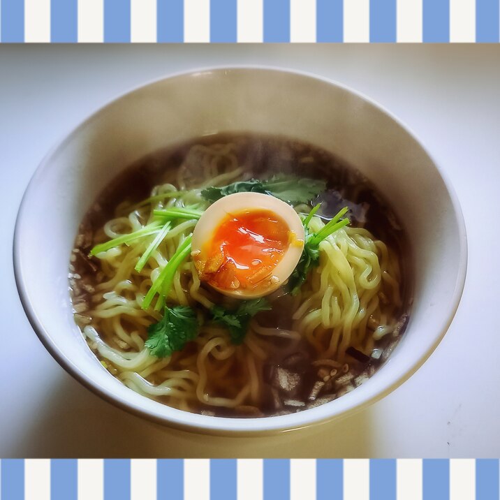 【麻薬たまご】漬けダレ活用レシピ☆醤油ラーメン